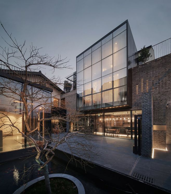 酒店空間,招待所改造設(shè)計(jì),建筑改造,空間重構(gòu),上海渝舍印象,城市民宿設(shè)計(jì),民宿設(shè)計(jì)