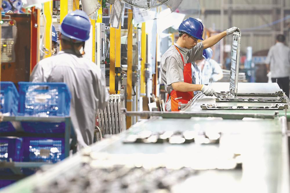 福州市長樂區多家企業搶生產、趕訂單